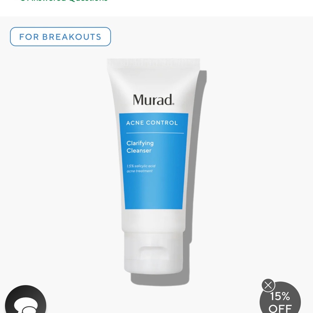 NEW 2 Murad Clarifying Cleansers